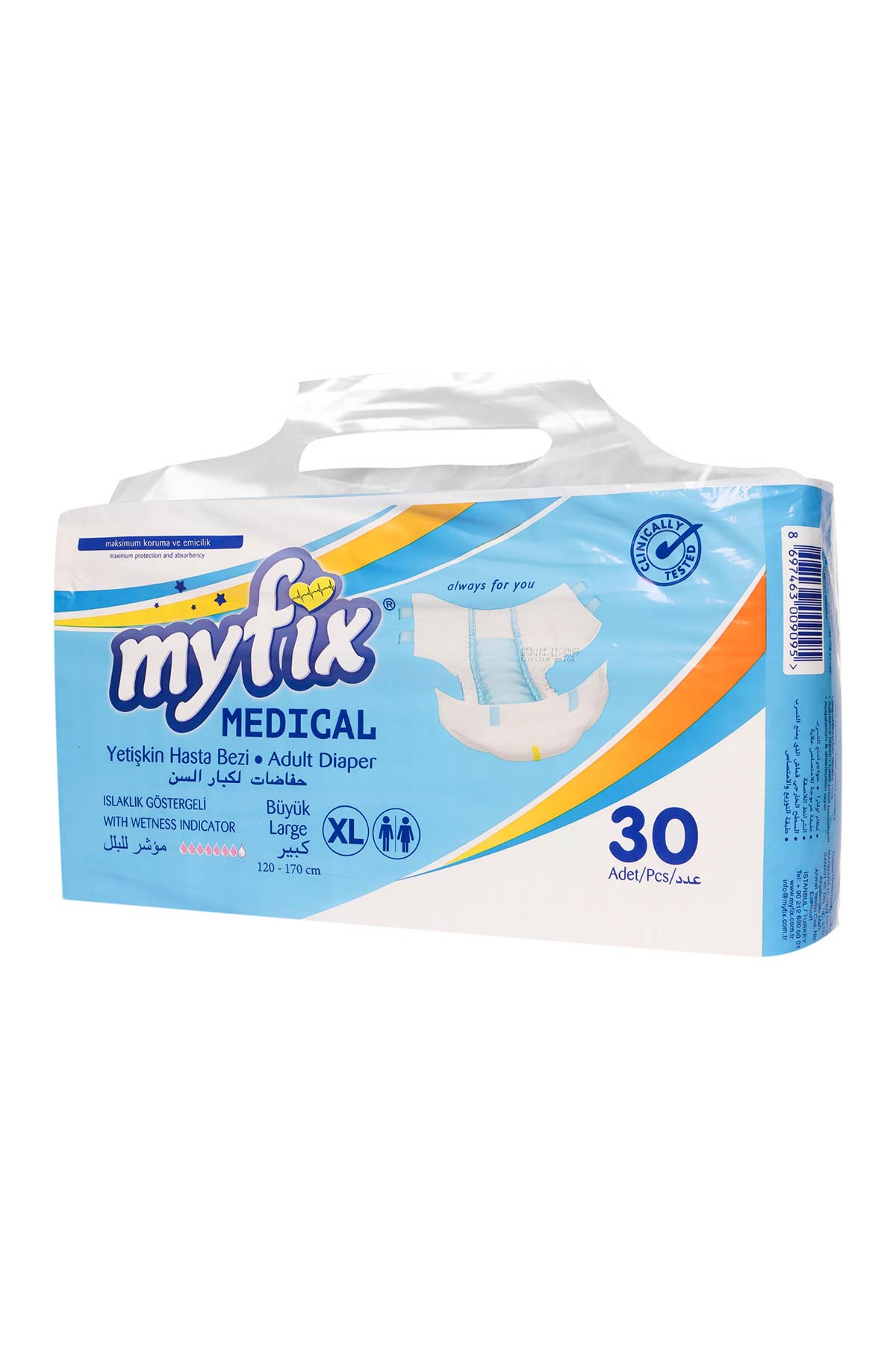 MyFix Yetişkin Hasta Bezi X Large