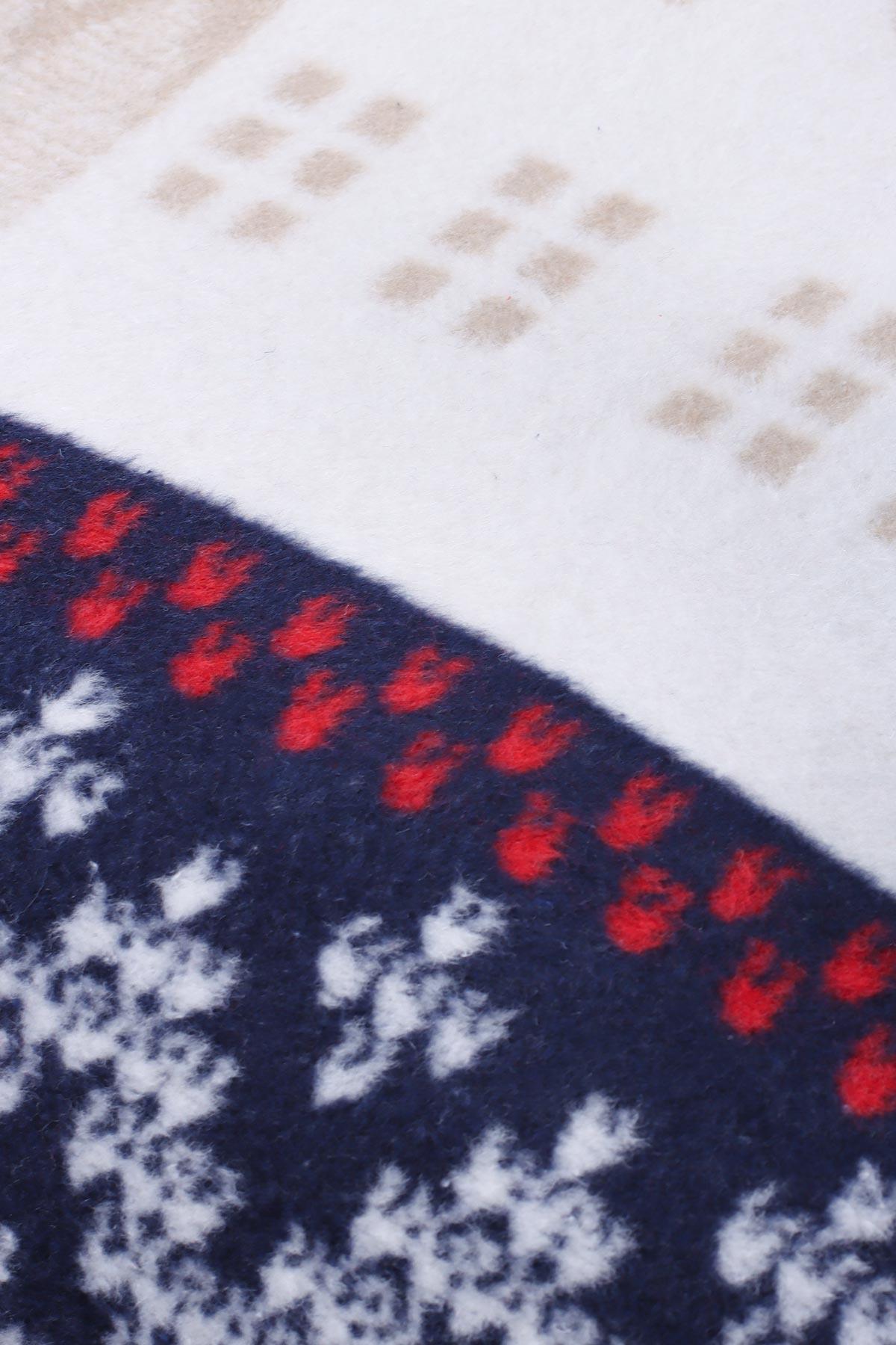 aksu pamuklu battaniye geyik desenli yilbasi hediyesi bordo 150 200 cm sicak su tobasi hediye 119519.jpg