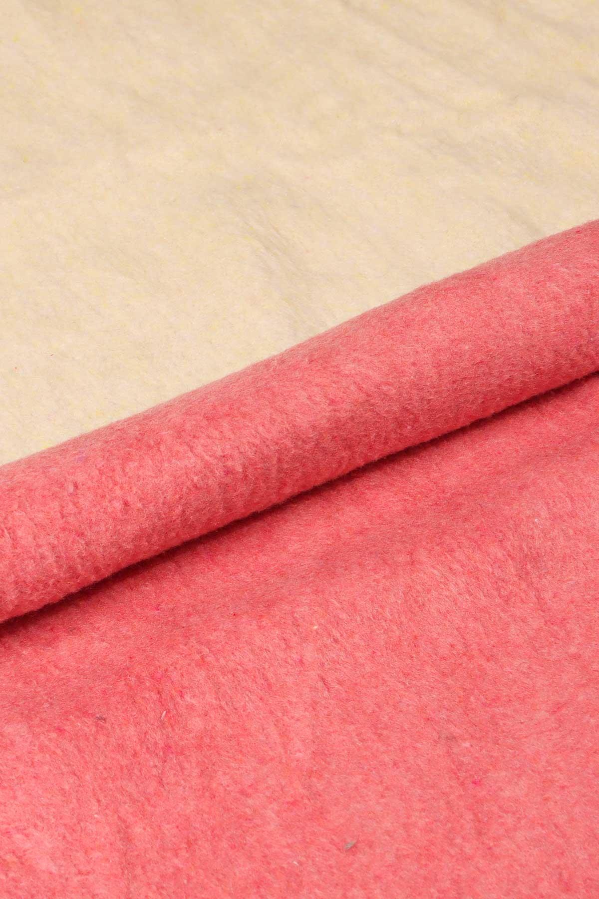 yesilhome tek kisilik pamuk battaniye cift tarafli battaniye pembe krem 120034.jpg